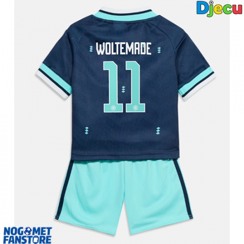 Njemačka Nick Woltemade #11 Gostujuci Dres za djecu SP 2026 Kratak Rukav (+ Kratke hlače)